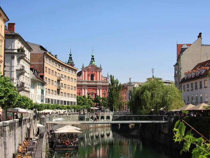 Ljubljanica-joen ranta