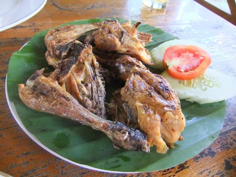 Paikallinen ruokalaji kohteessa Lombok
