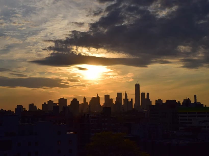 Manhattanin silhuetti