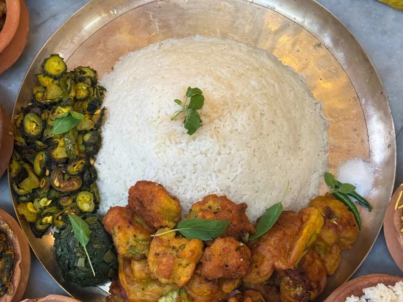Paikallinen ruokalaji kohteessa Pokhara