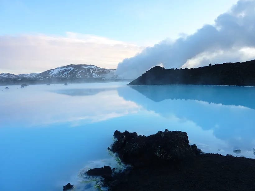 Sininen laguuni & geotermiset altaat