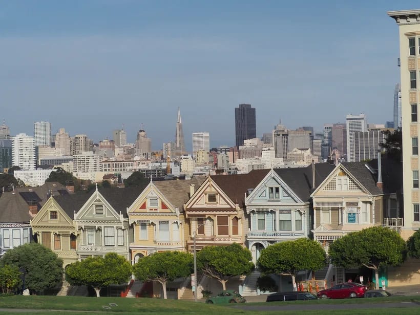 Painted Ladies & Lombard Street