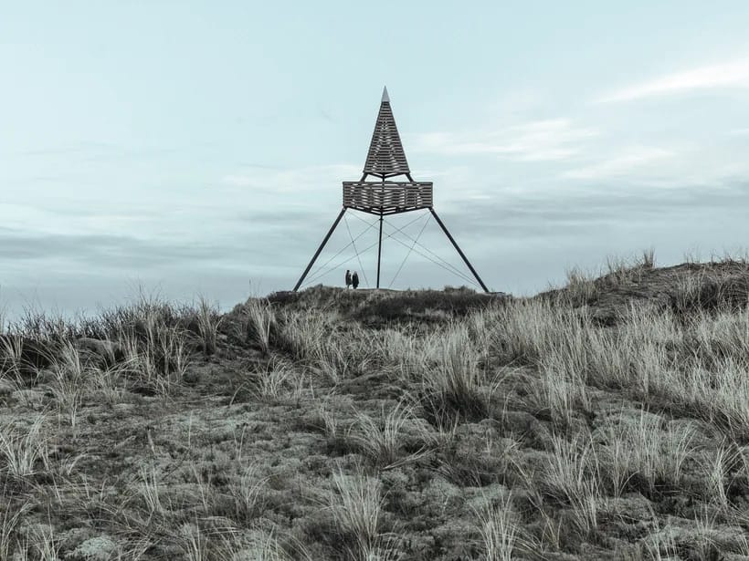 Gammel Skagen ja auringonlasku