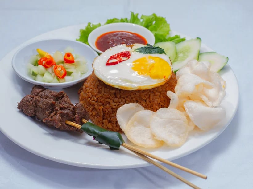 Paikallinen ruokalaji kohteessa Ubud