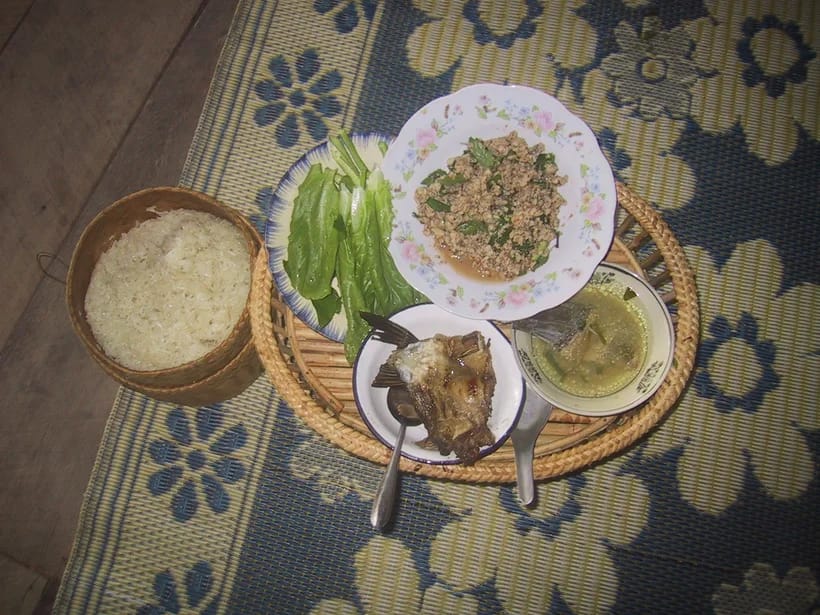 Paikallinen ruokalaji kohteessa Vientiane