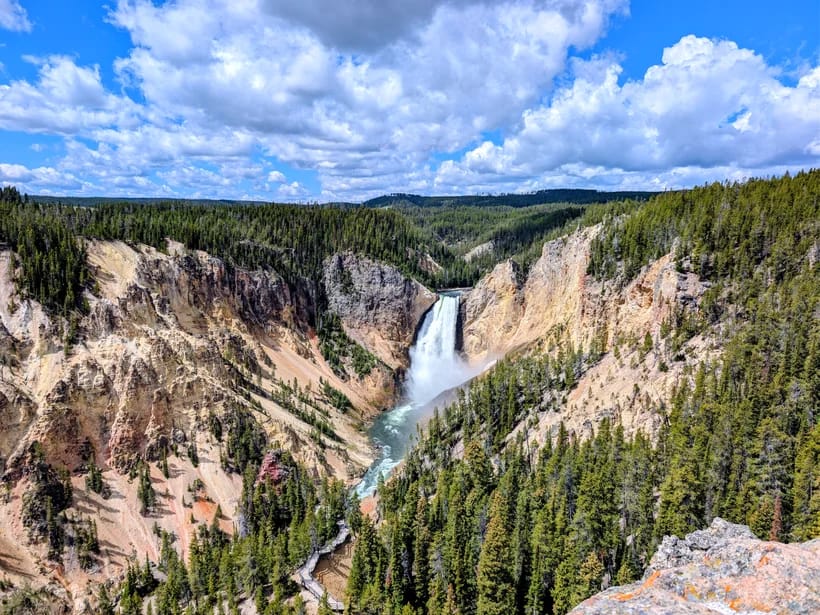 Yellowstonen Grand Canyon