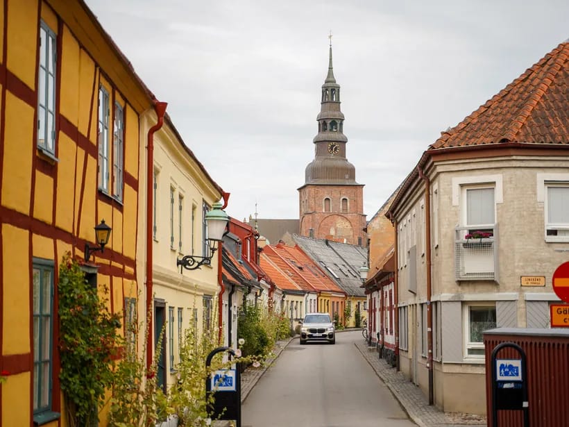 Vanhakaupunki ja ristikkotalot