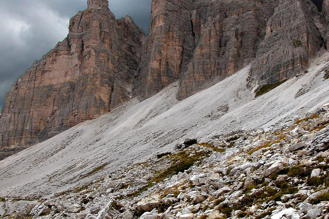 Tre Cime di Lavaredon kolme huippua