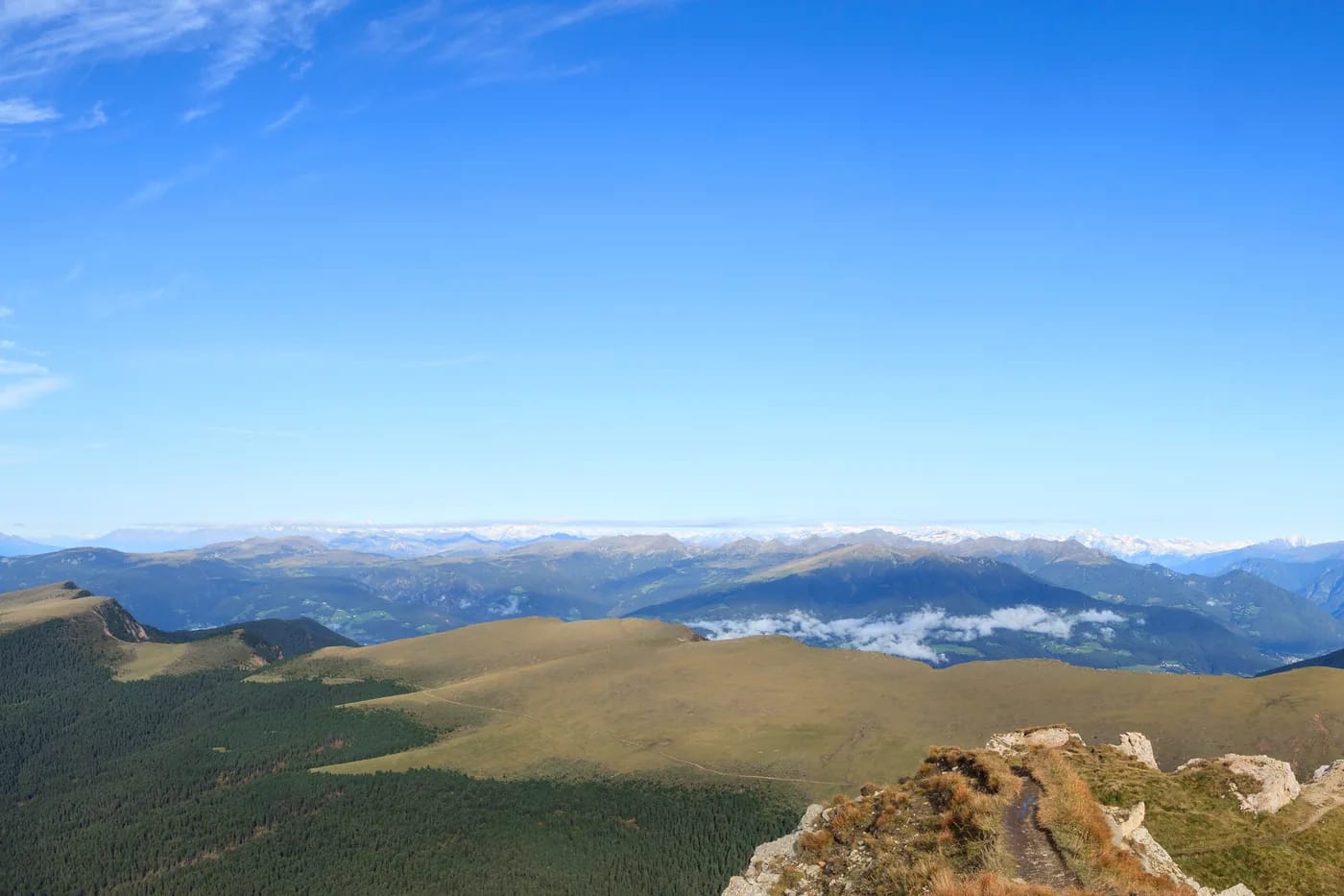 Secedan harjanteen panoraama