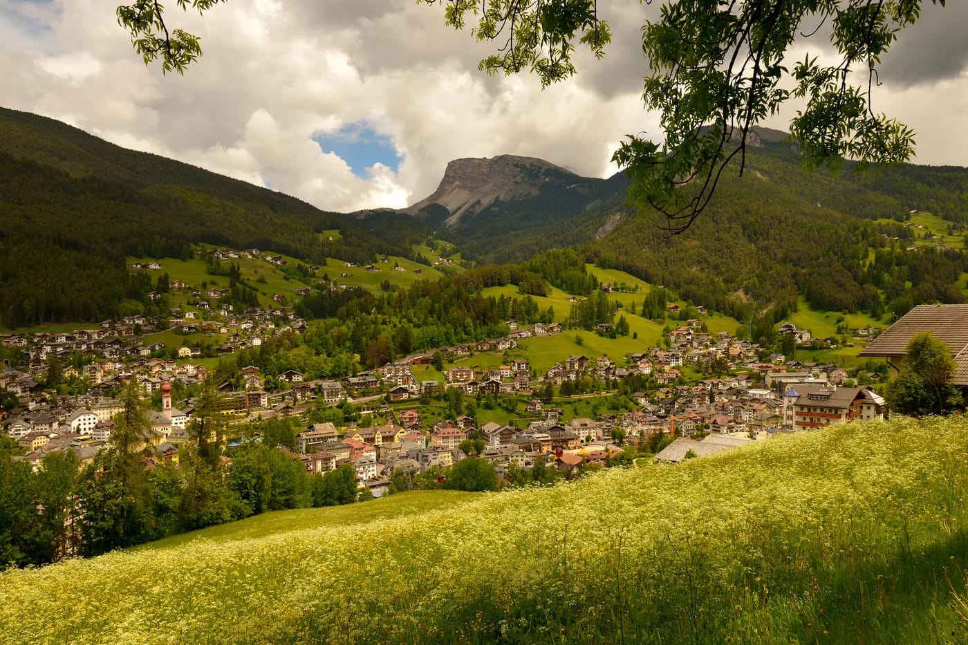 Ortisein kylä Val Gardenassa