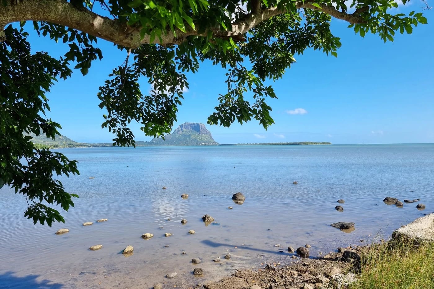 Le Morne Brabant rannikkonäkymässä