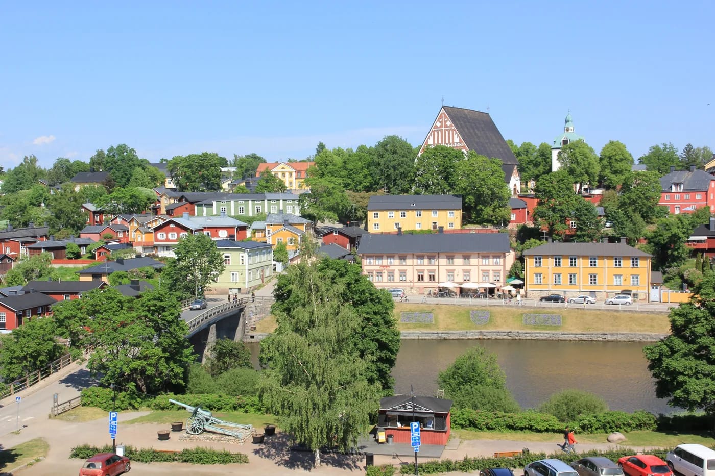 Vanhakaupunki ja tuomiokirkko Näsinmäeltä nähtynä