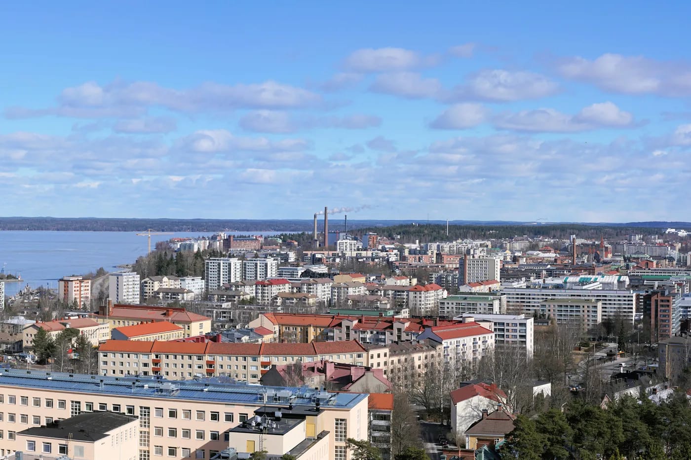 Näkymä Tampereelle Pyynikin näkötornista