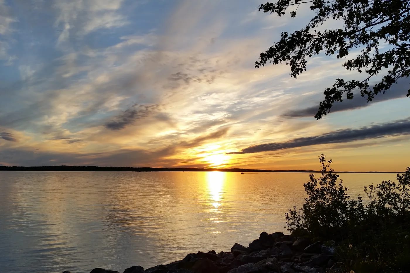 Näsijärvi Lapinniemestä nähtynä