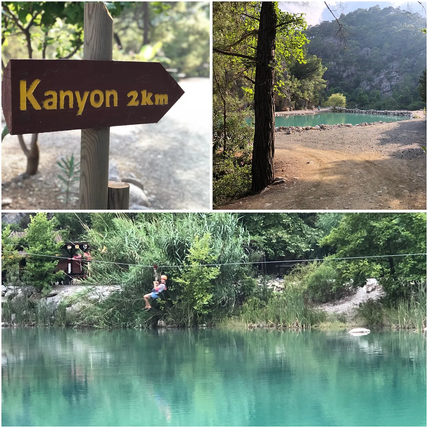 Göynükin kanjonin turkoosi jokiallas