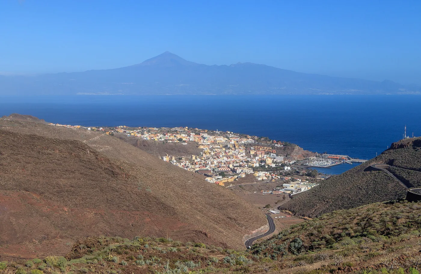 San Sebastián ja Teide taustalla