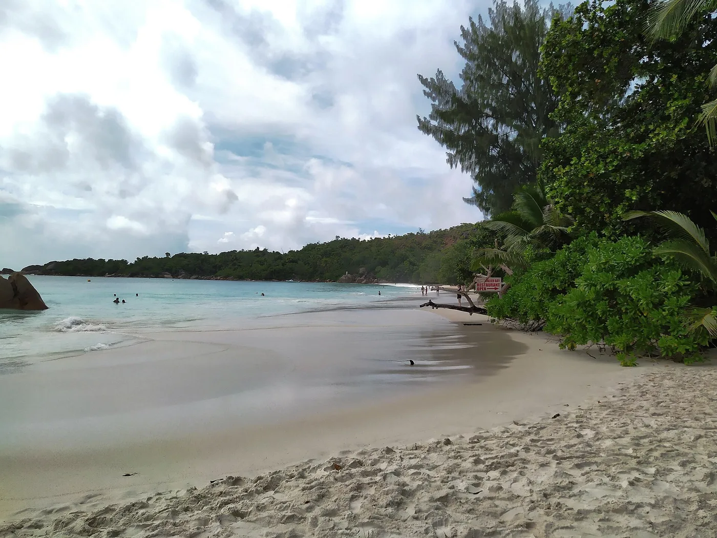 Anse Lazion ranta