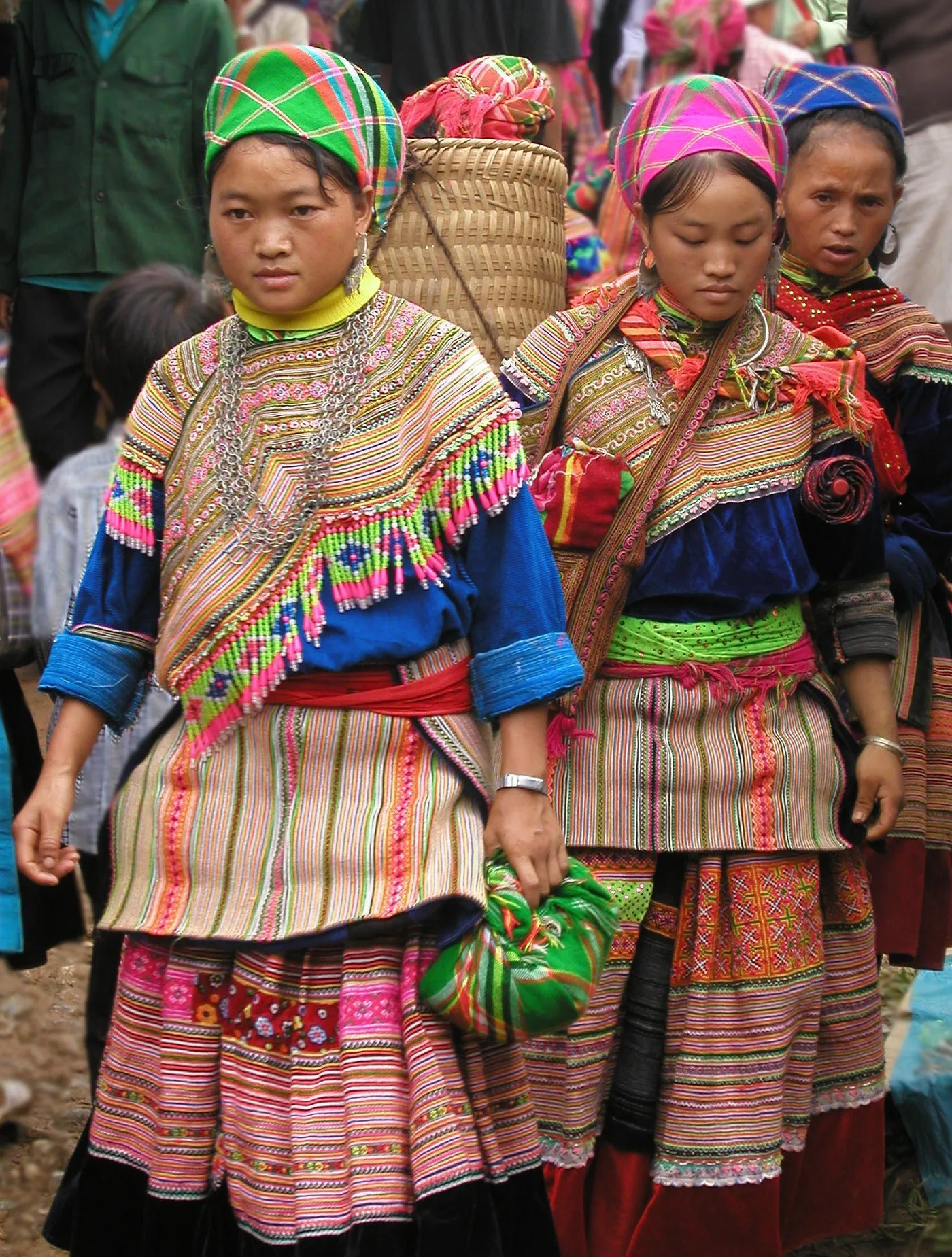 Hmong-naiset markkinoilla